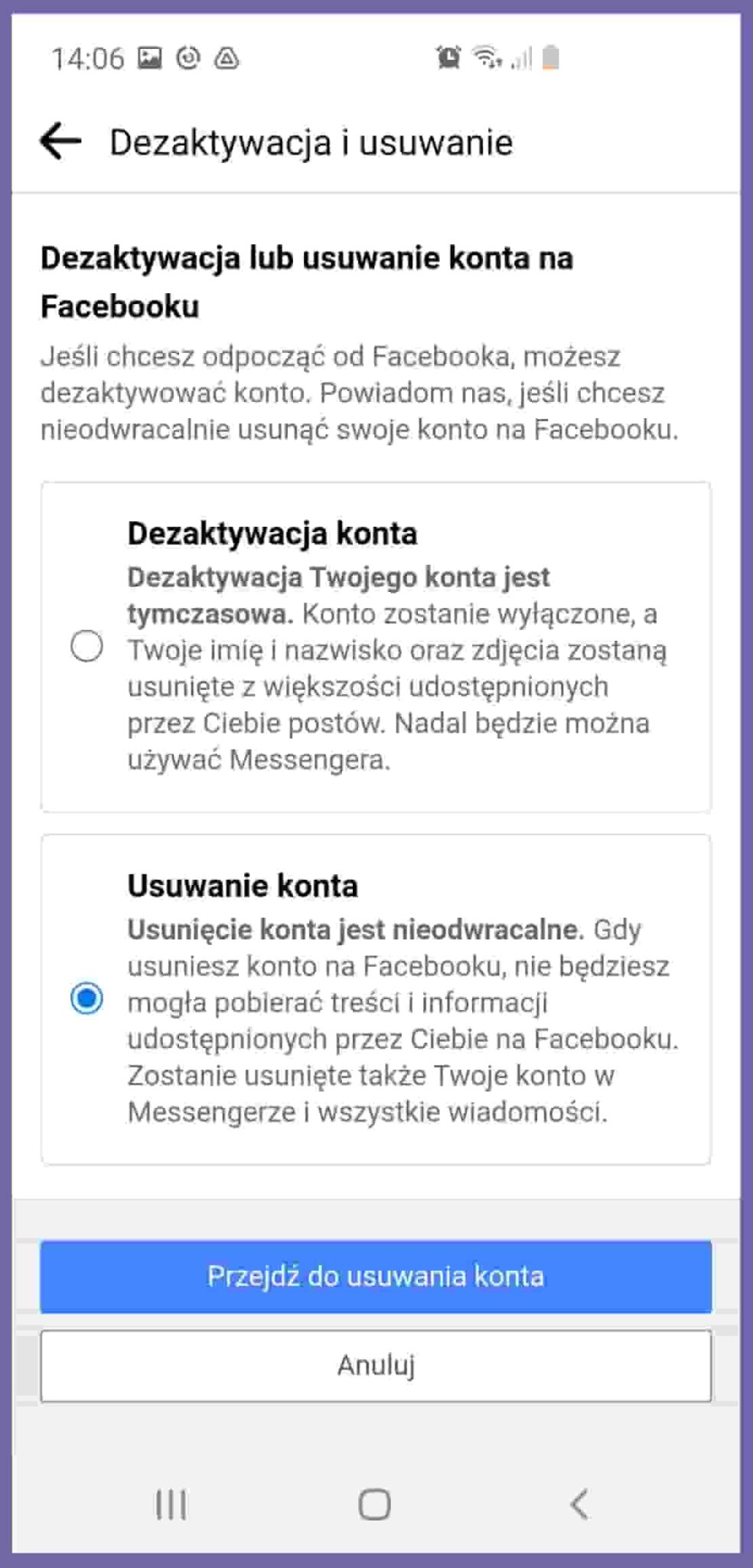 Mam dwa konta na Facebooku, jak usunąć jedno? Instrukcja rozwiązania