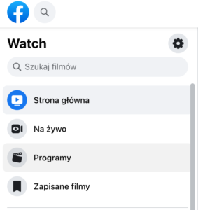 Facebook watch screen