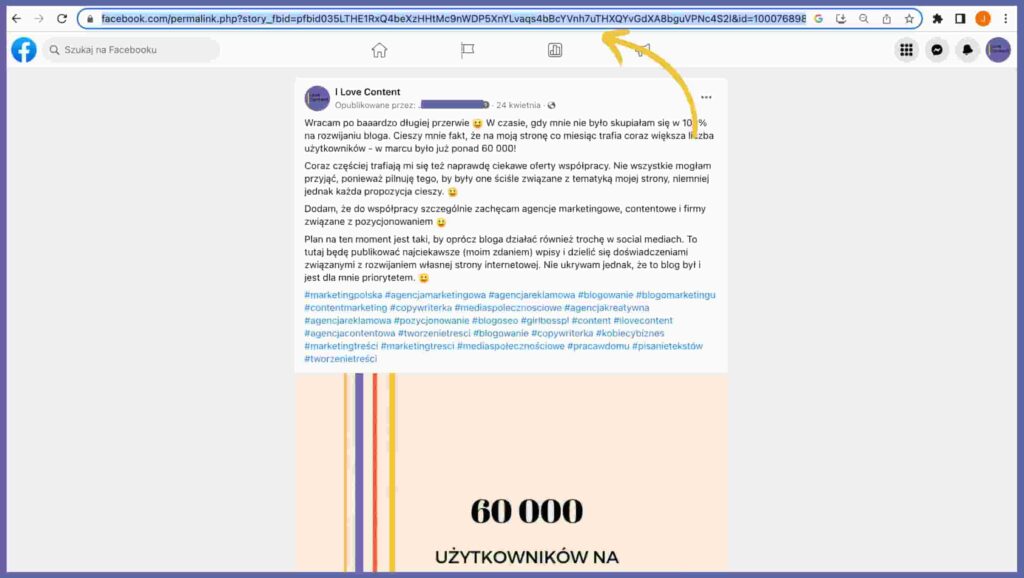 Facebook Post Permalink Permalink Facebook – co to znaczy i jak korzystać? - I Love Content